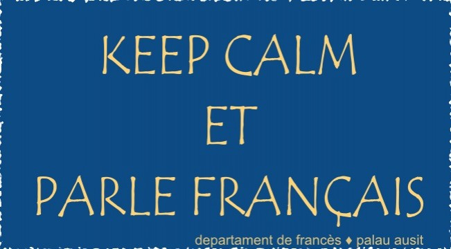 keep calm et parle français